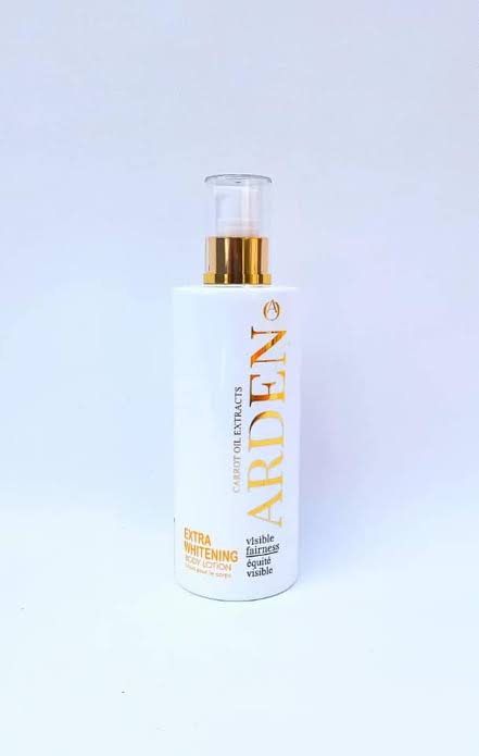 Arden carrot oil extract visible fairness extra whitening 1200ml 