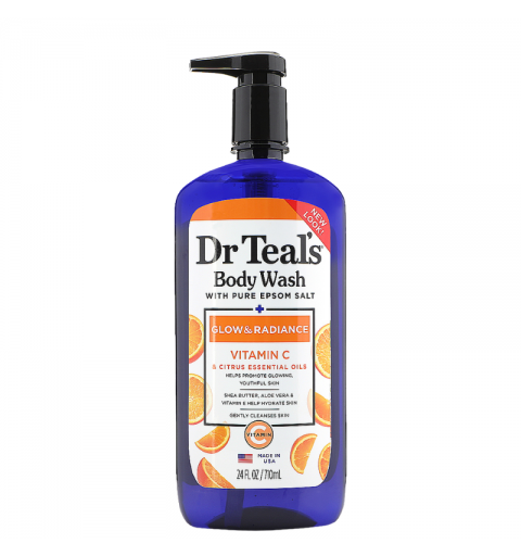 Dr Teals body wash glow and radiance 710ml