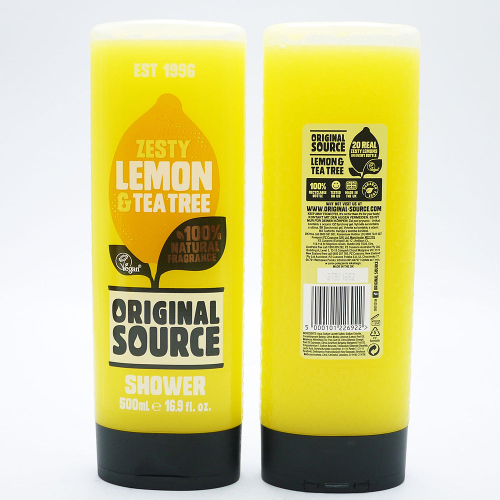 Zesty lemon and tea tree original source 500ml