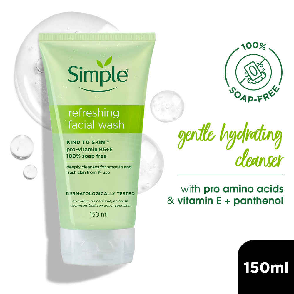 Simple refreshing facial wash 