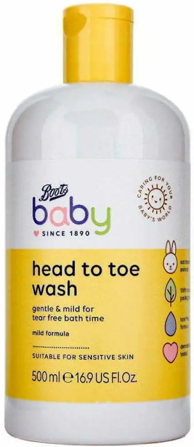 Boots baby head to toe wash 500ml