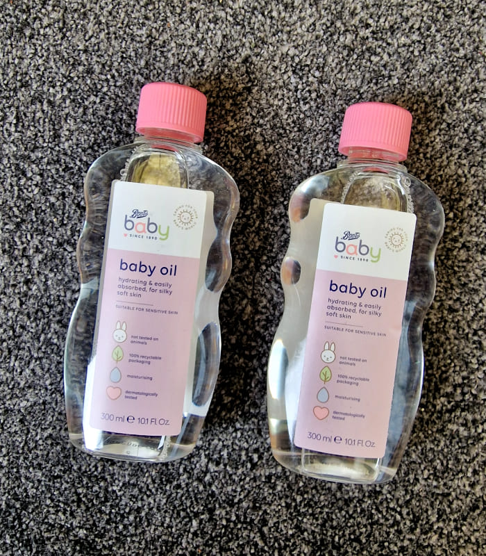 Boots baby oil