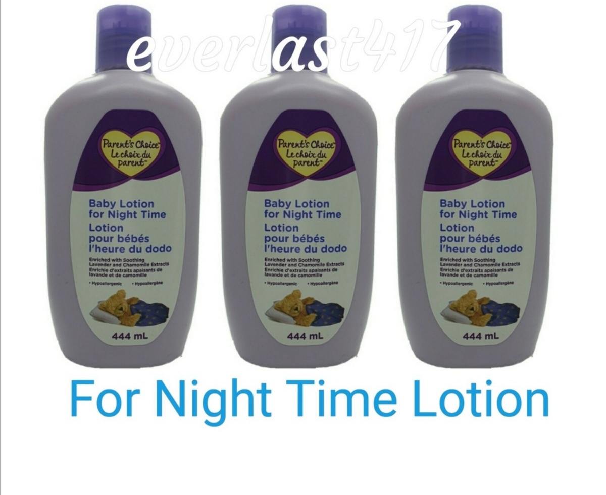 Parents choice baby lotion for night time 