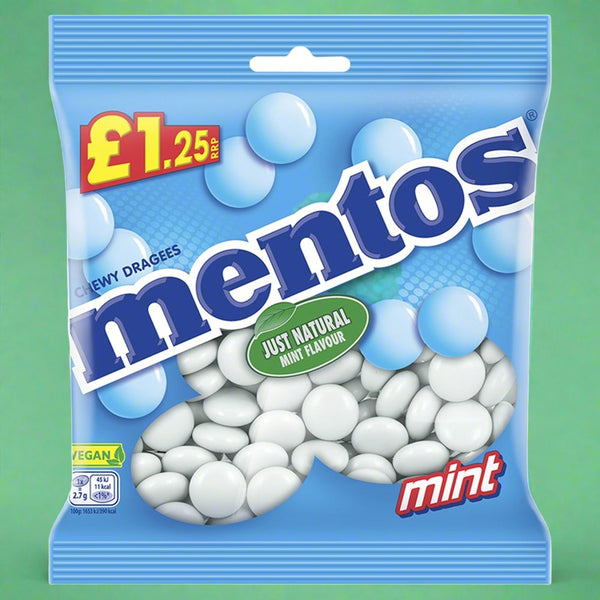Mentos chewing dragees just natural mint flavor 