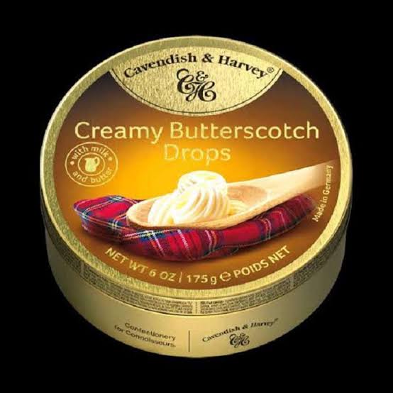 Cavendish and Harvey my butterscotch drops