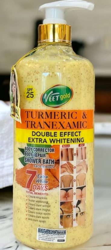 Veet Gold Turmeric and Tranexamic Double Effects extra whitening 1000ml