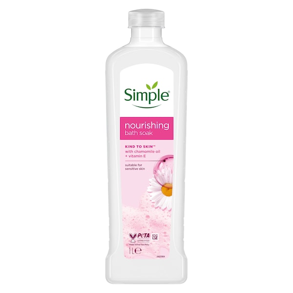 Simply kind to skin nourishing bath soak 1lit 