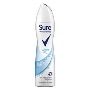 Sure Woman Cotton Dry Antiperspirant Deodorant Spray 