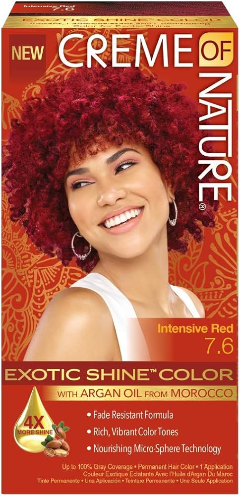 New Cream of Nature Exotic Shine Color 