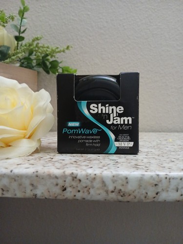 Shine & Jam for Men Pom wave waxless pomade 