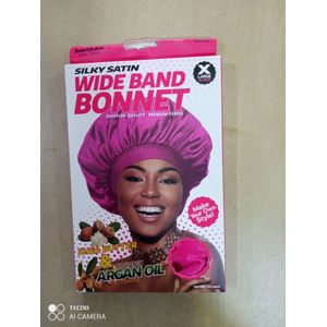 Silky Satin Wide Band Bonnet 