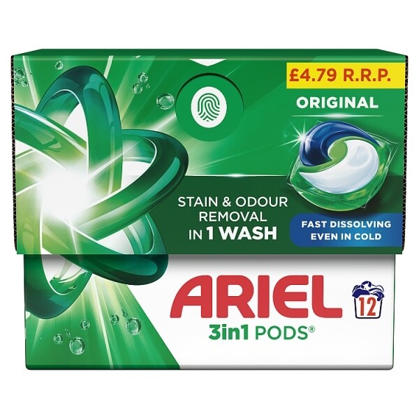 Ariel Original All In One Pods 12 Wash