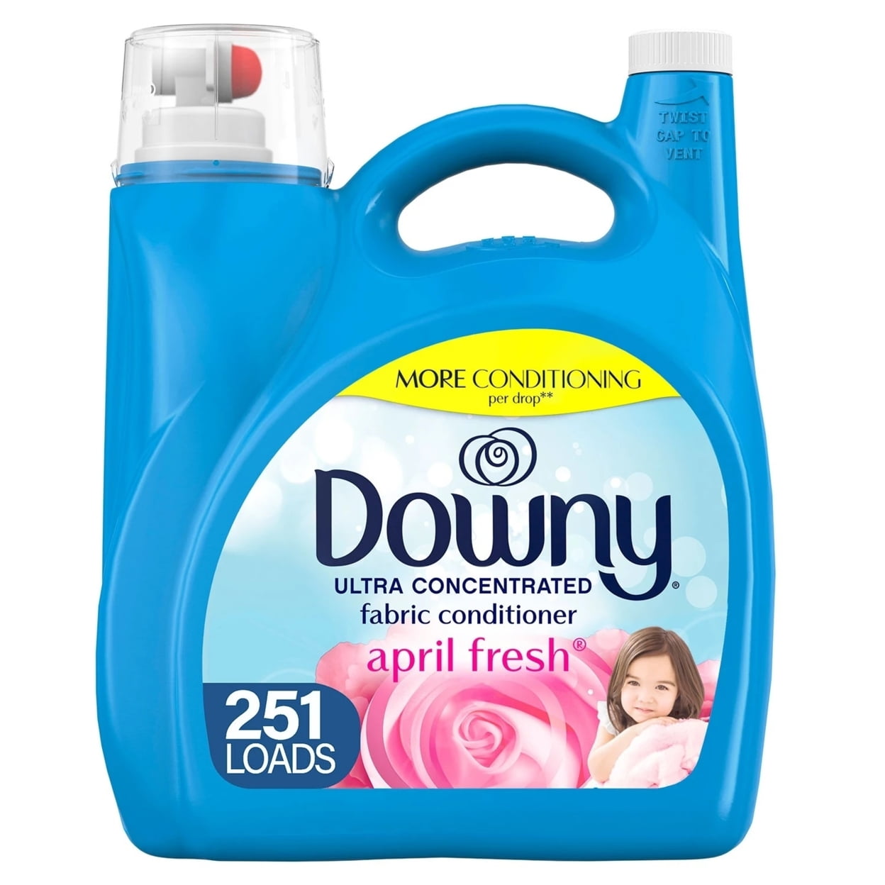 Downy Liquid fabric softener April Fresh 251 Loads