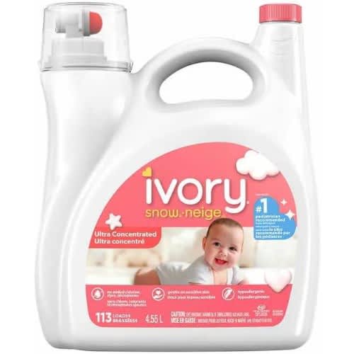 Ivory Snow Liquid Laundry Detergent 113 Wash Loads 