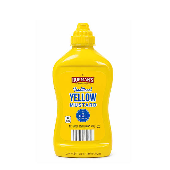 Burman’s Traditional Yellow Mustard 567g 