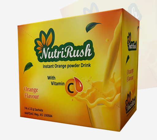 NutriRush Orange Flavor Pack
