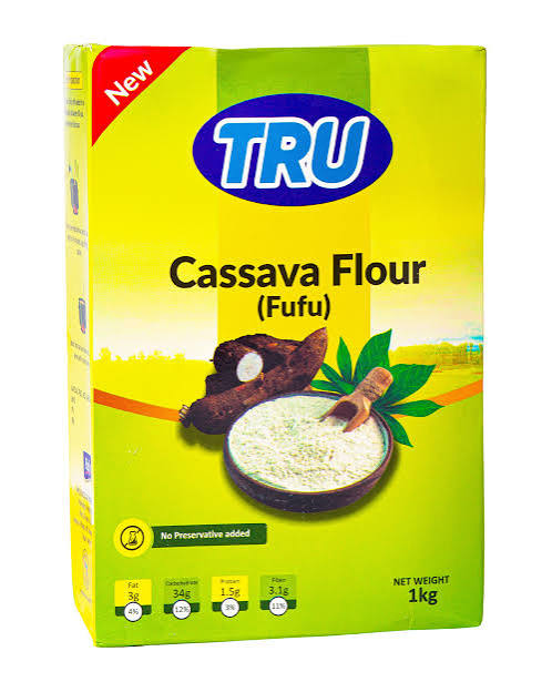 Tru Cassava Flour (fufu} 1kg