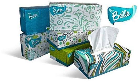 Rose Belle Box Tissue 2ply