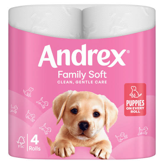 Andrex Family Soft 4 Rolls 