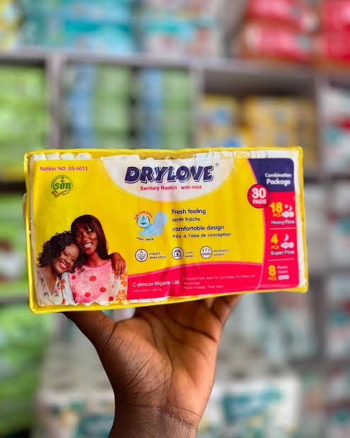 Drylove Sanitary Napkins 30 pads