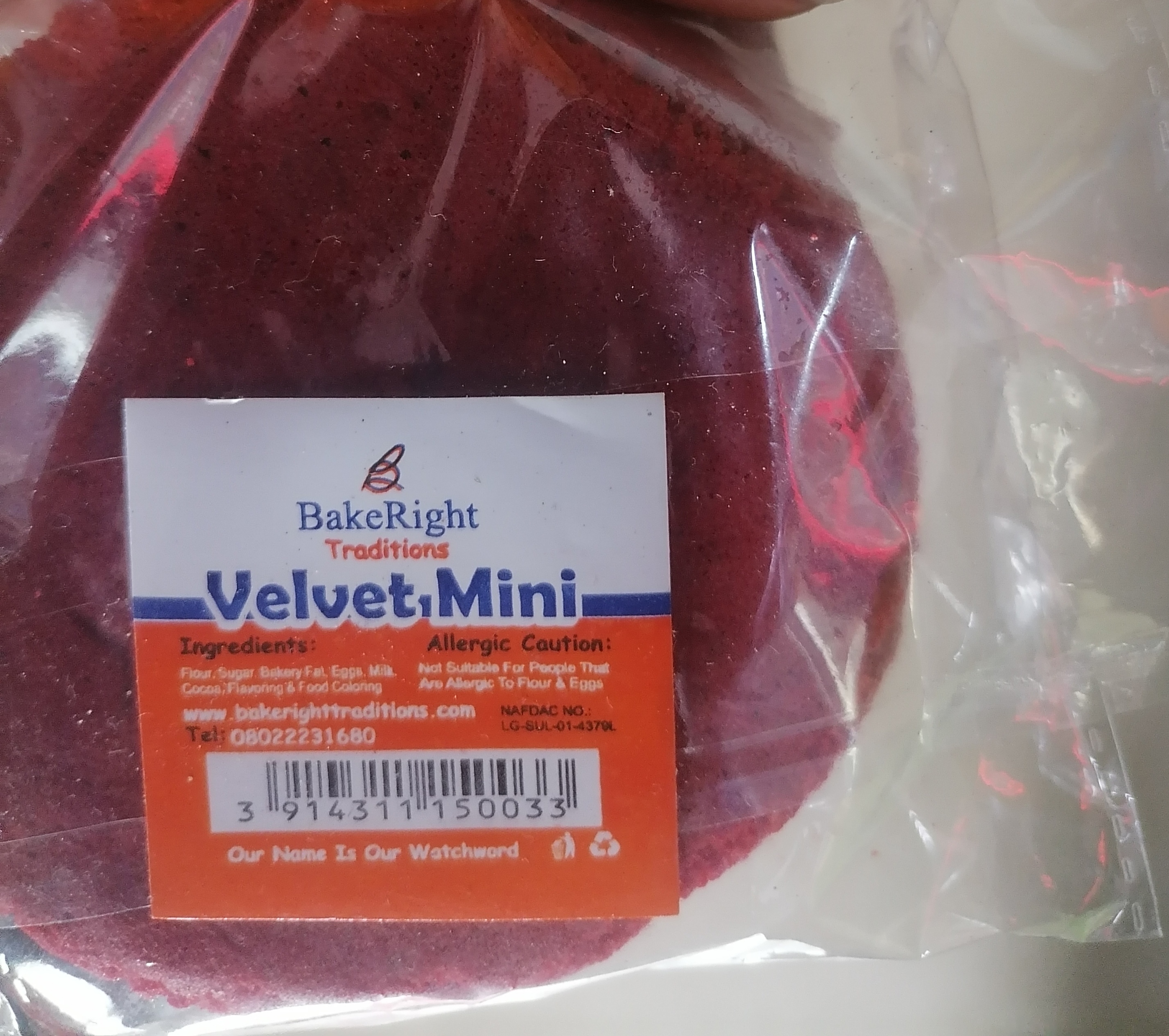 Bakeright Traditions Velvet Mini