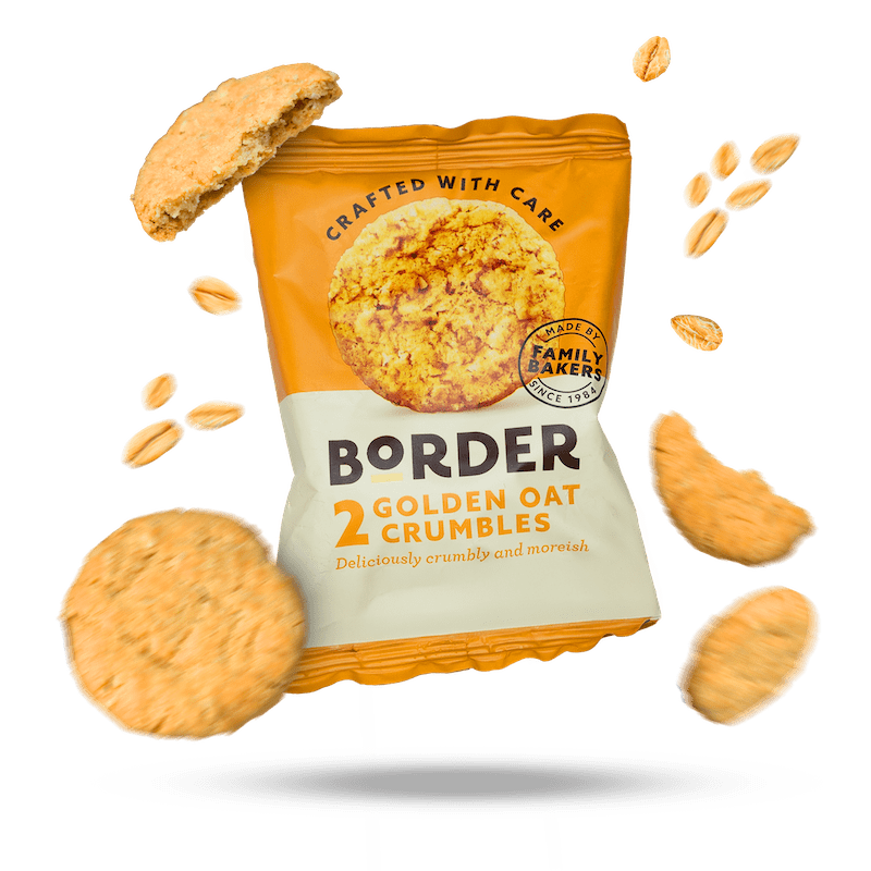 Border 2 Golden Oat Biscuits Crumble Mini Pack 