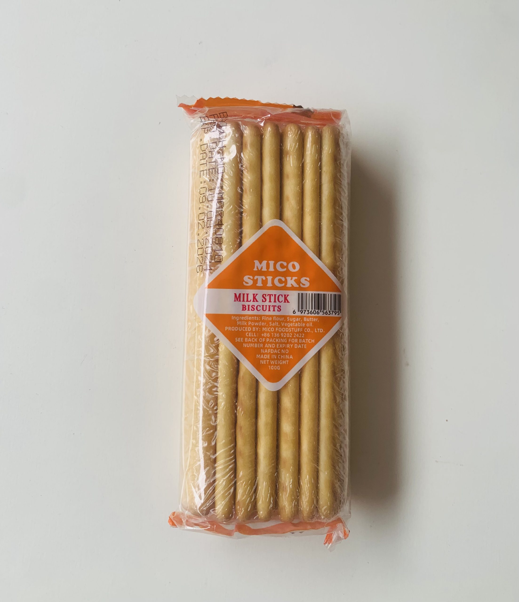 Milk Stick Biscuits 