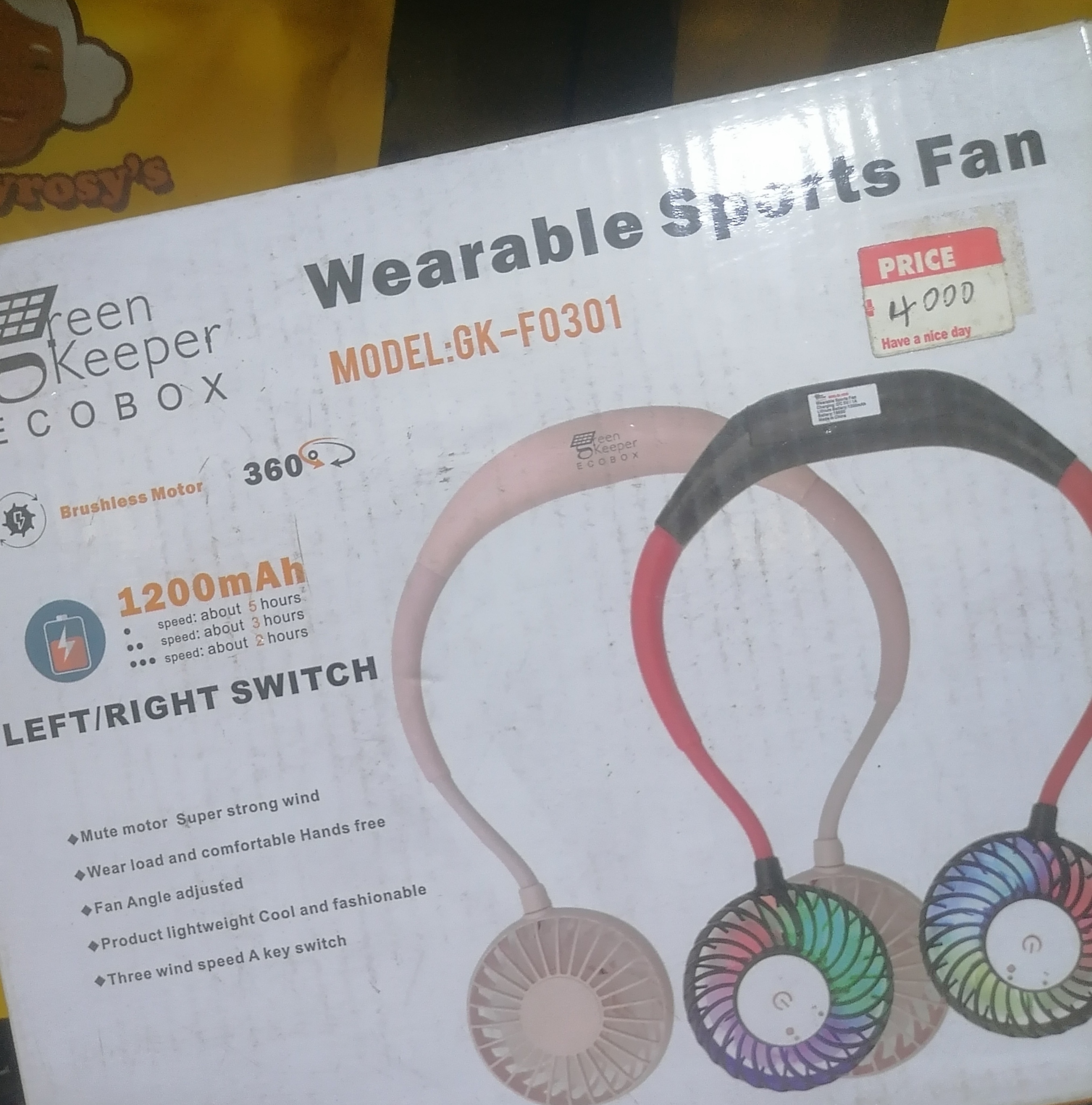 Wearable Sport Fan 