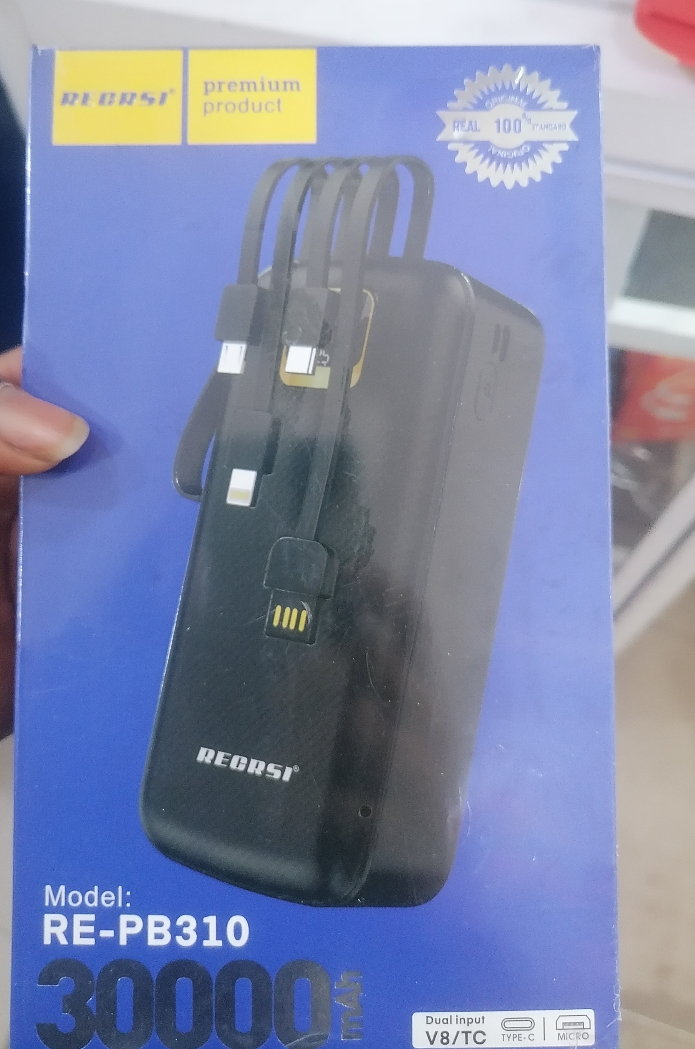 Recrsi RE-PB310 30000mAh Power Bank 