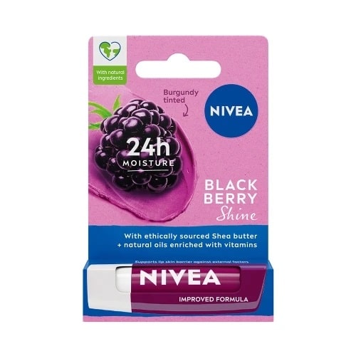 Nivea Lip Care Blackberry Shine 