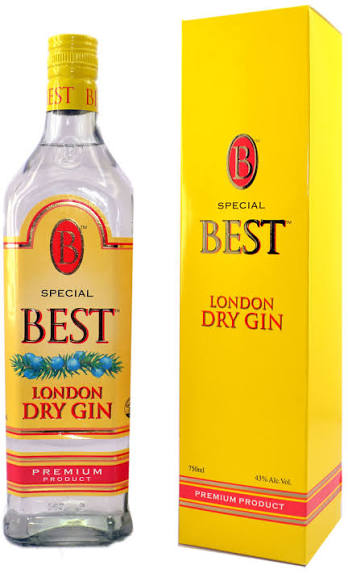 Best London Dry Gin 75cl